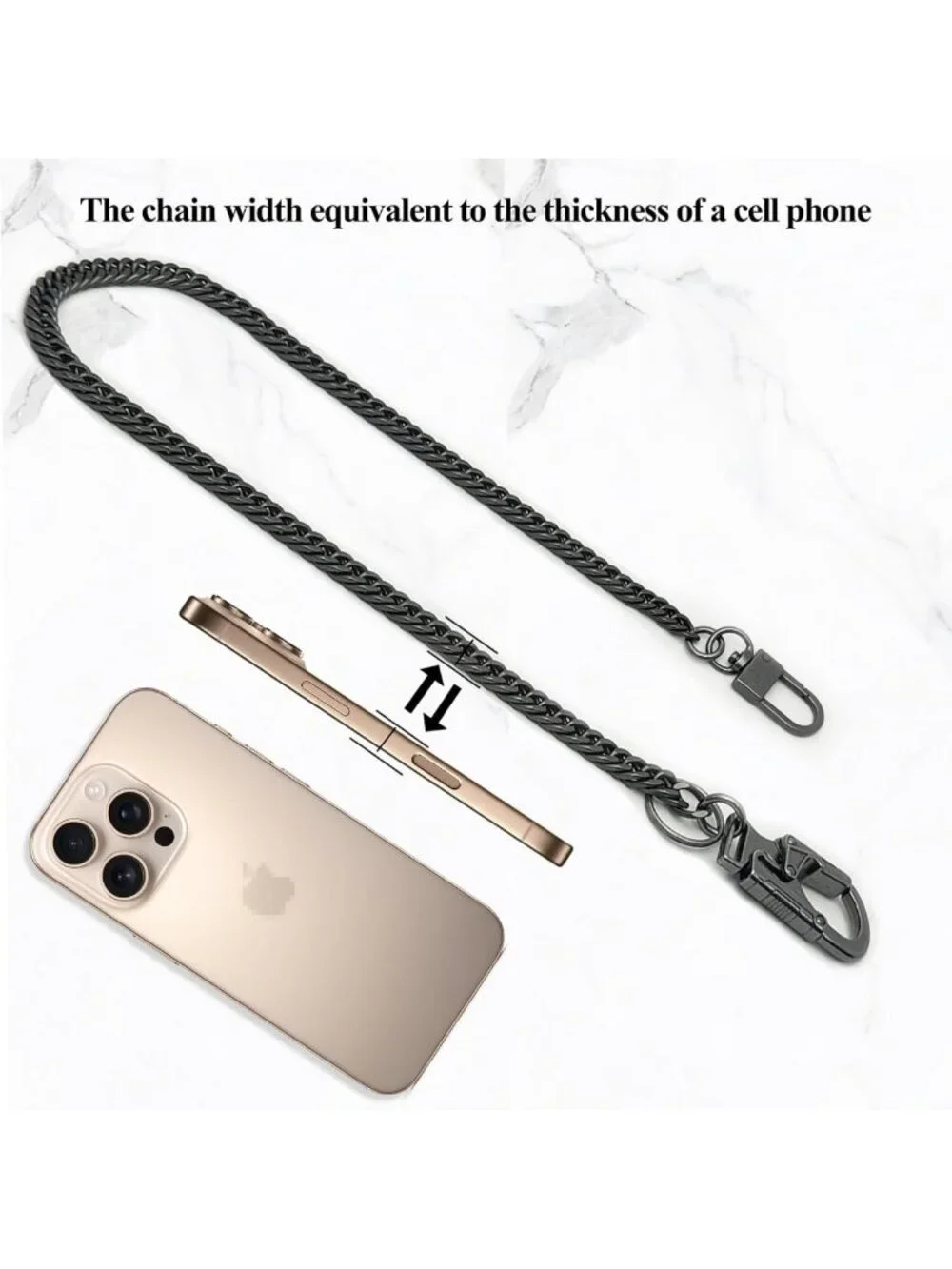 Everyday Wallet Chain for Men - Double Lock Security Keychain & Pants Accessory